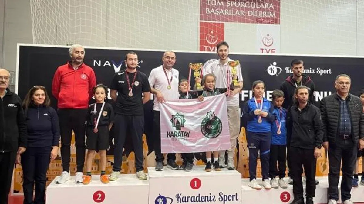 Karatay Belediyespor’dan Türkiye Şampiyonasında çifte zafer