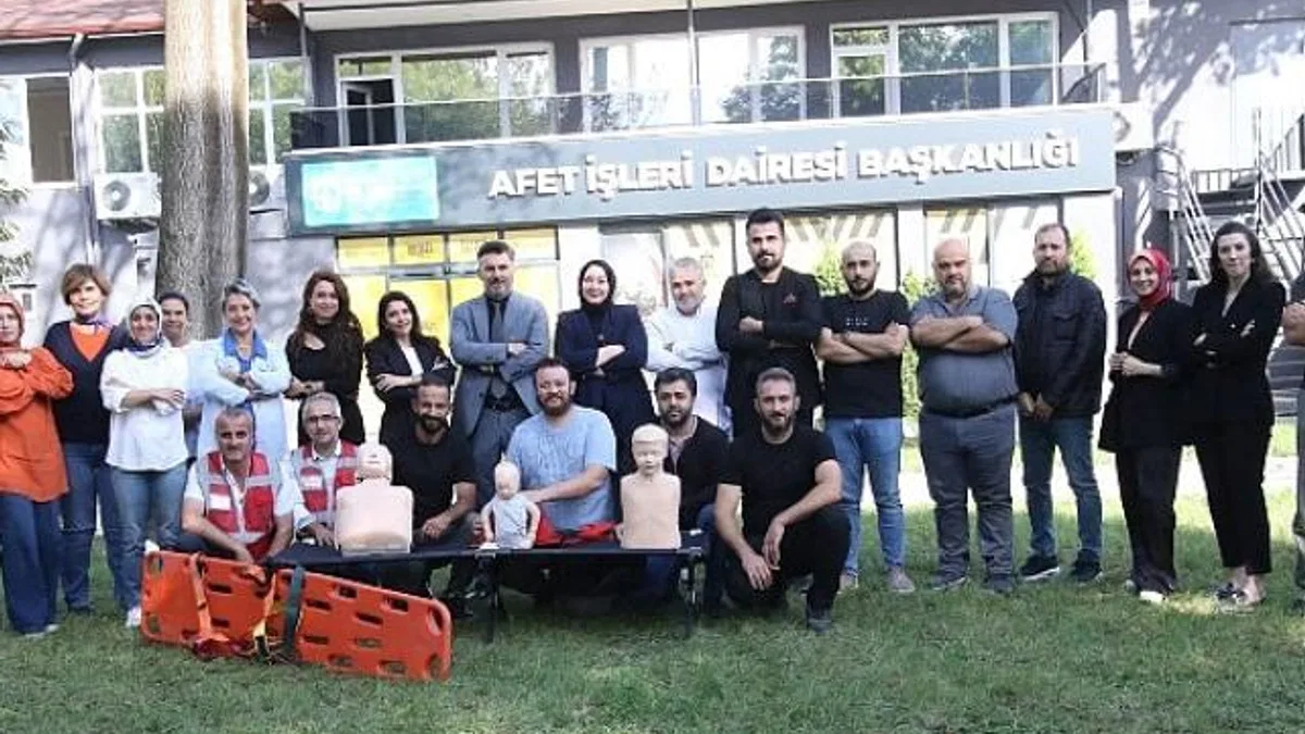 Afet İşleri personeline ilk yardım eğitimi
