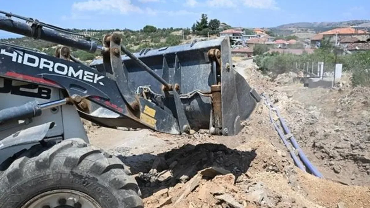 MASKİ, Salihli’de 40 yıllık içme suyu altyapısını yeniliyor