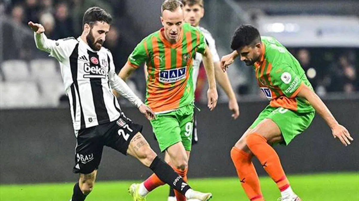 Beşiktaş 1-1 Alanyaspor (Maç Sonucu) Kartal’da çöküş devam ediyor!