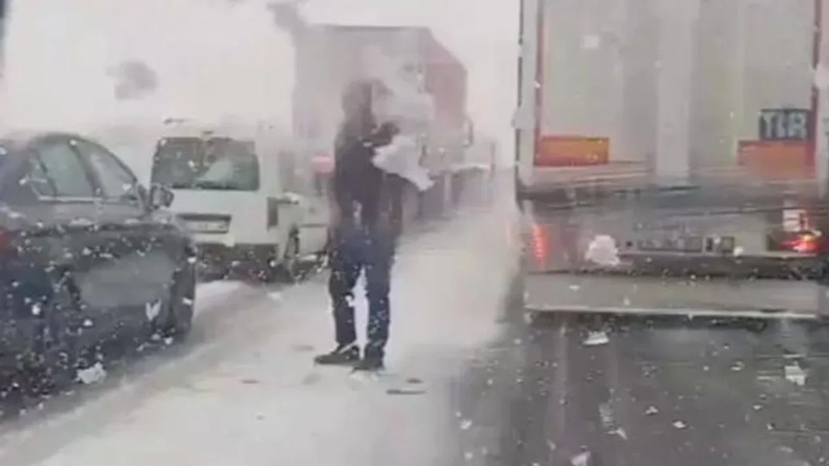 Bolu’da kar esareti! Ulaşım aksıyor!