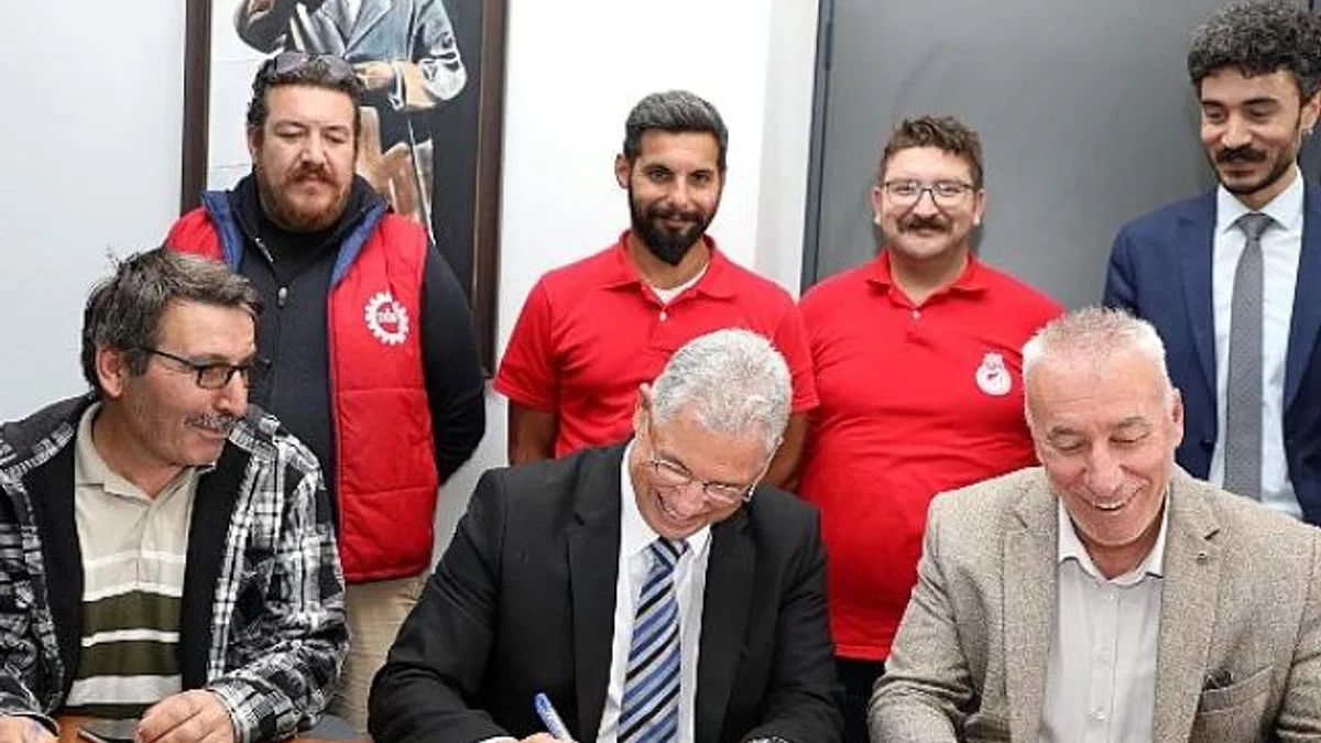 Mudanya Belediyesi’nde Sözleşme Sevinci