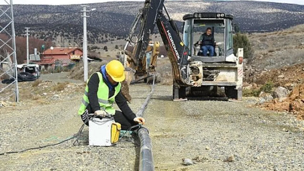 KOSKİ’den Şehir Merkezinde 3.8 Km Yeni Şebeke Çalışması