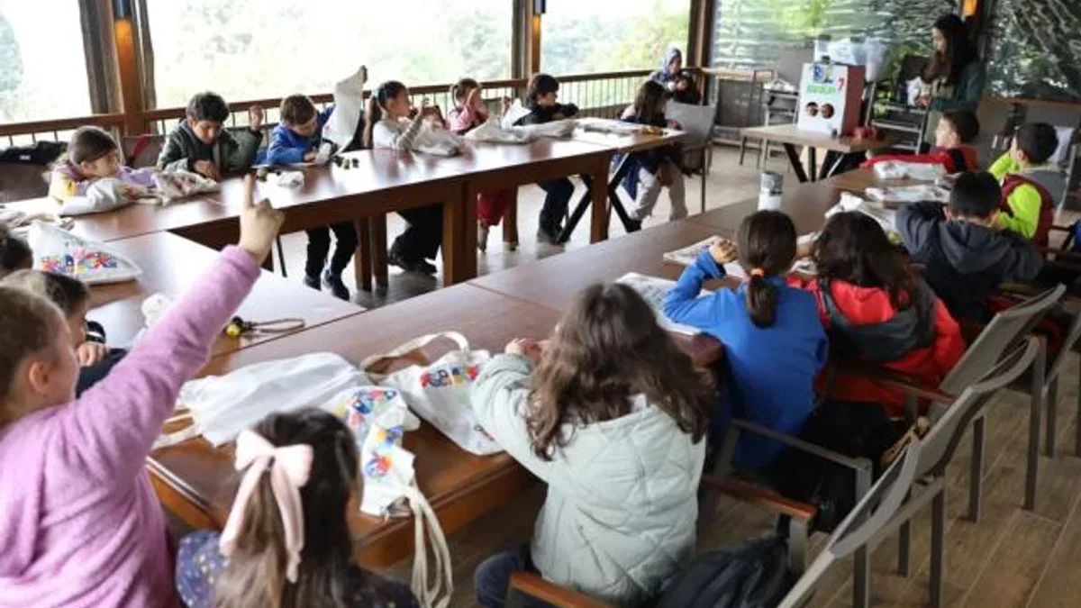 Minik kaşifler Leylek Göl Evi’nde