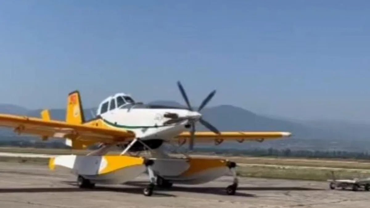 Türkiye’den Kuzey Makedonya’daki orman yangına destek