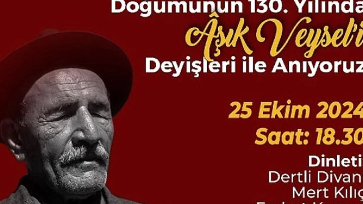 Aşık Veysel 130. Doğum Gününde Çankaya’da Anılacak
