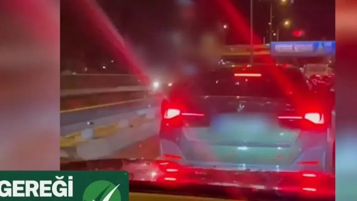 Kadın sürücüye saldıran trafik zorbası yakalandı