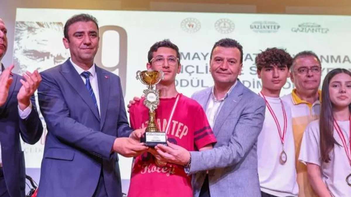 Gaziantep’te 19 Mayıs’ta ter döken yarışmacılar ödüllendirildi