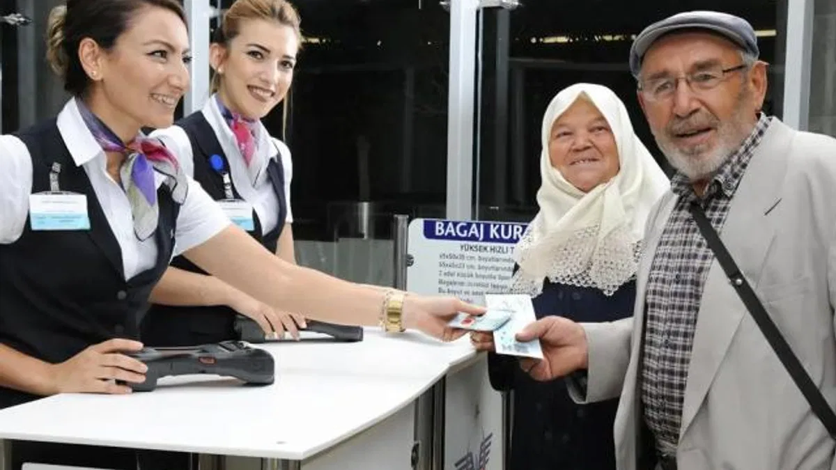 700 bini aşkın emekli indirimli seyahat etti!