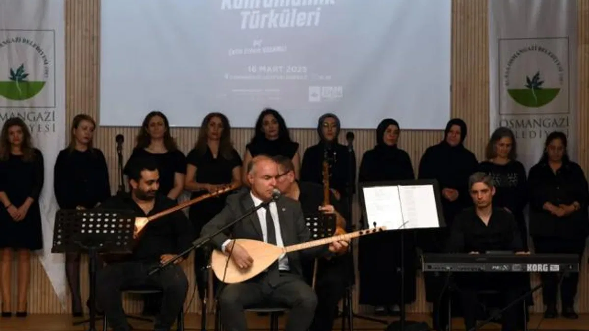 Bursa Osmangazi’de kahramanlık türküleri yankılandı