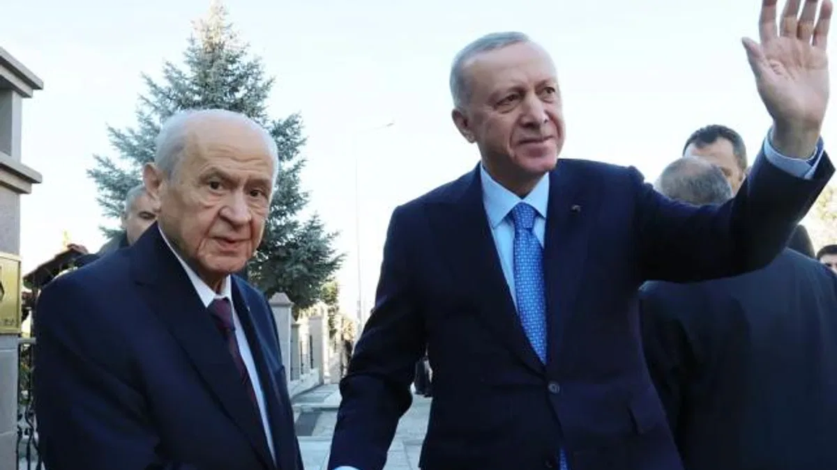 Cumhurbaşkanı Erdoğan Bahçeli ile buluştu