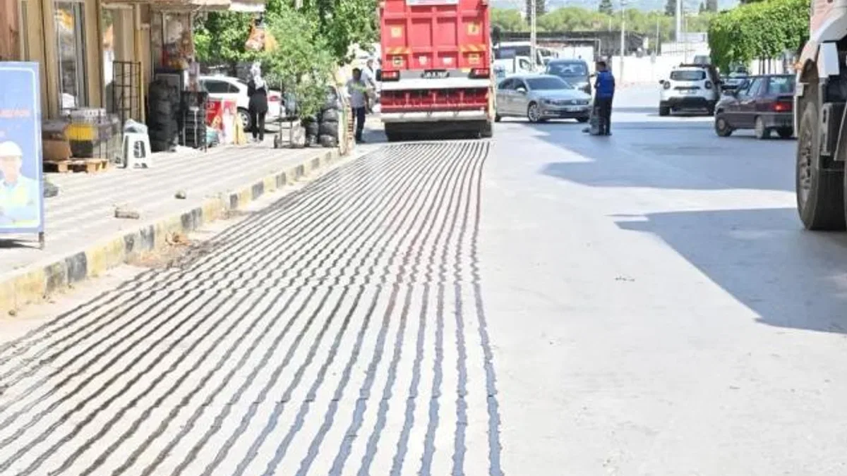 Manisa Soma’da asfalt çalışmaları tamamlandı
