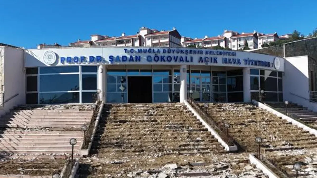 Muğla’da Şadan Gökovalı Açık Hava Tiyatrosu yenileniyor