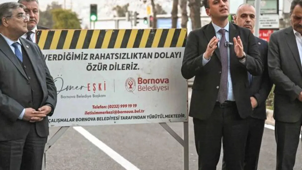 İzmir Bornova’da öğrencilere güvenli geçiş