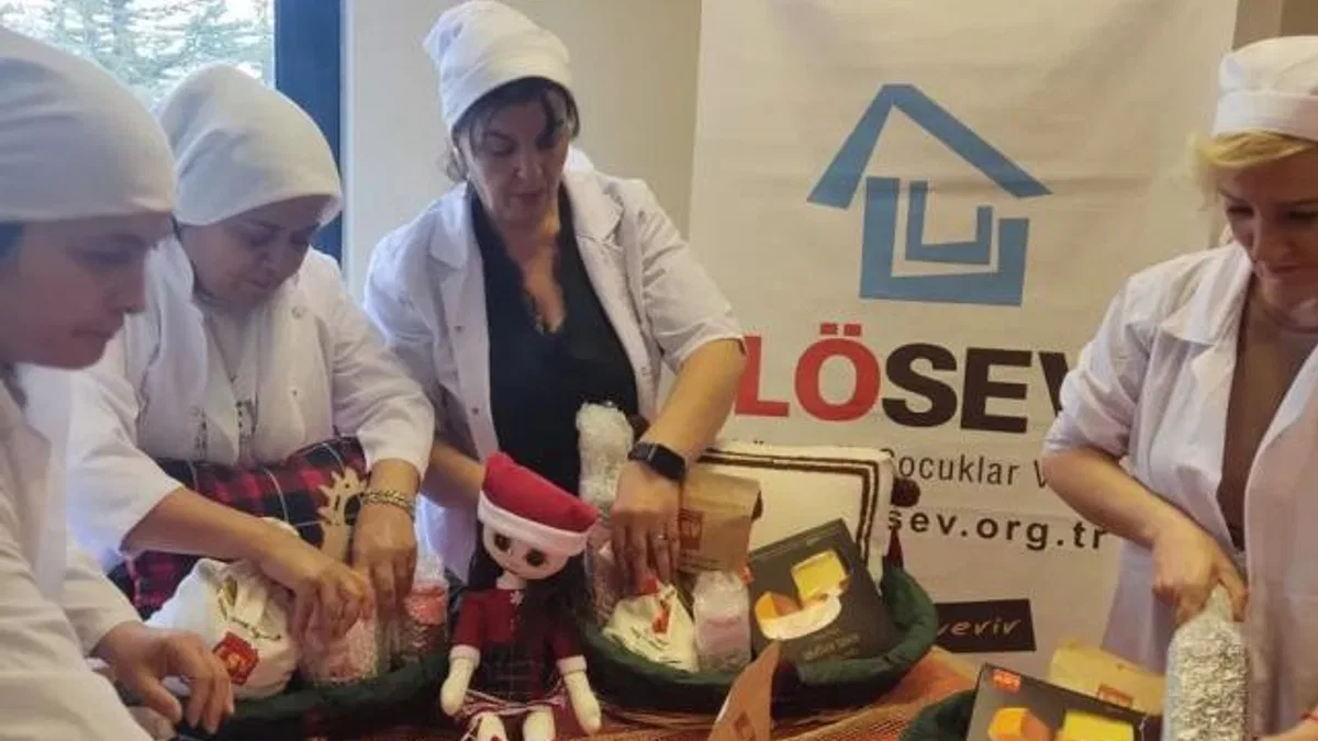 LÖSEV’in anneleri üretiyor, çocuklar iyileşiyor