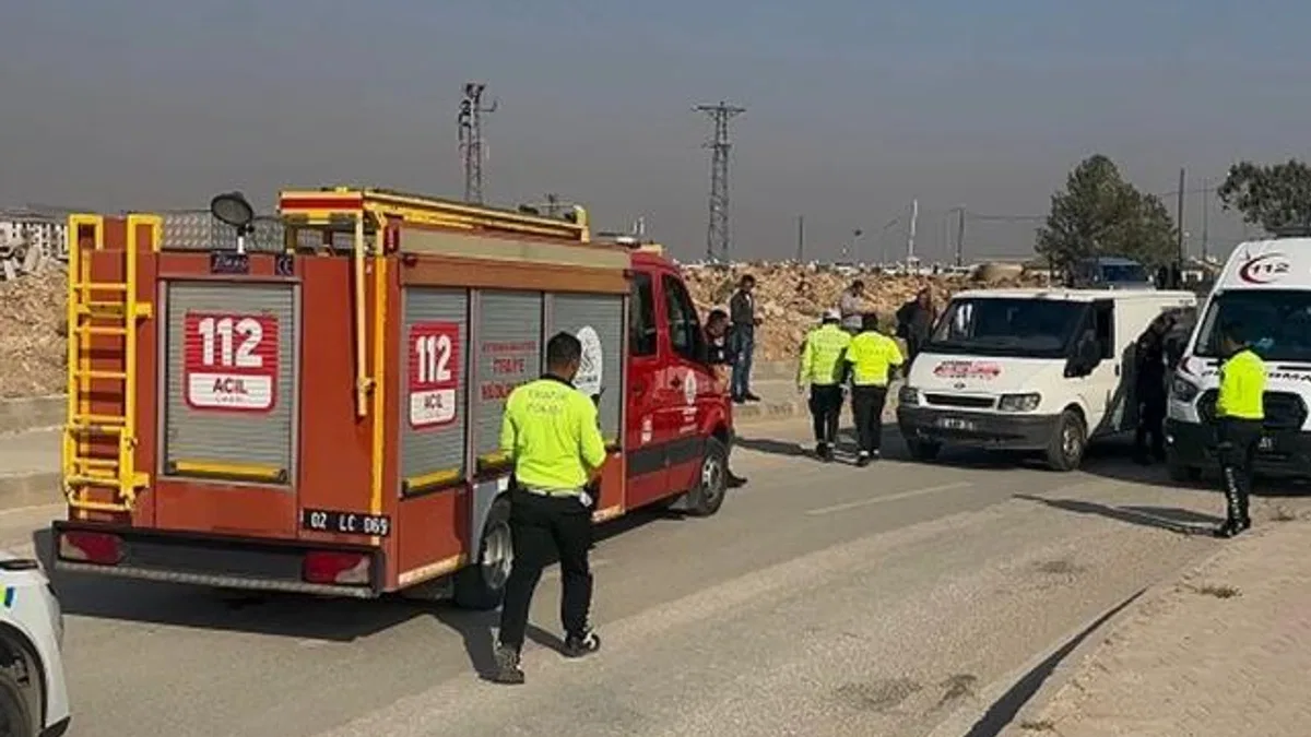 Adıyaman otogar girişinde korkunç kaza
