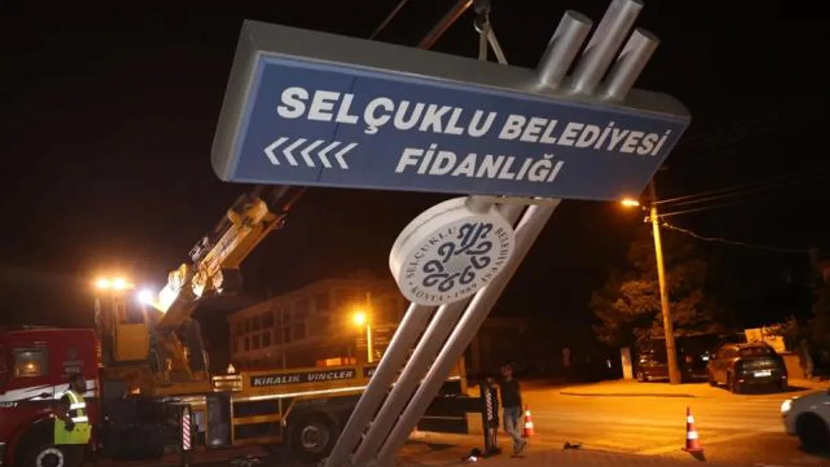 Konya Büyükşehir’in şehir estetiğine bir destek de Selçuklu’dan