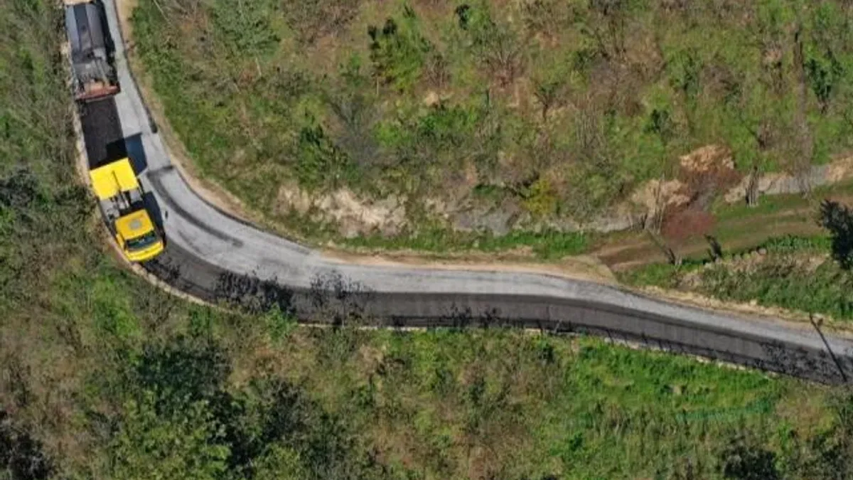 Ordu Çamaş’ta 4 mahalleye hitap eden güzergah asfaltlandı