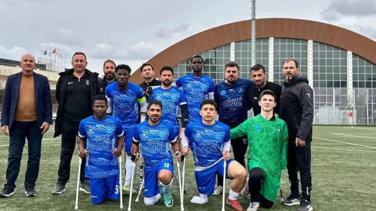 Gebze’de Ampute Futbol Takımı’ndan önemli galibiyet