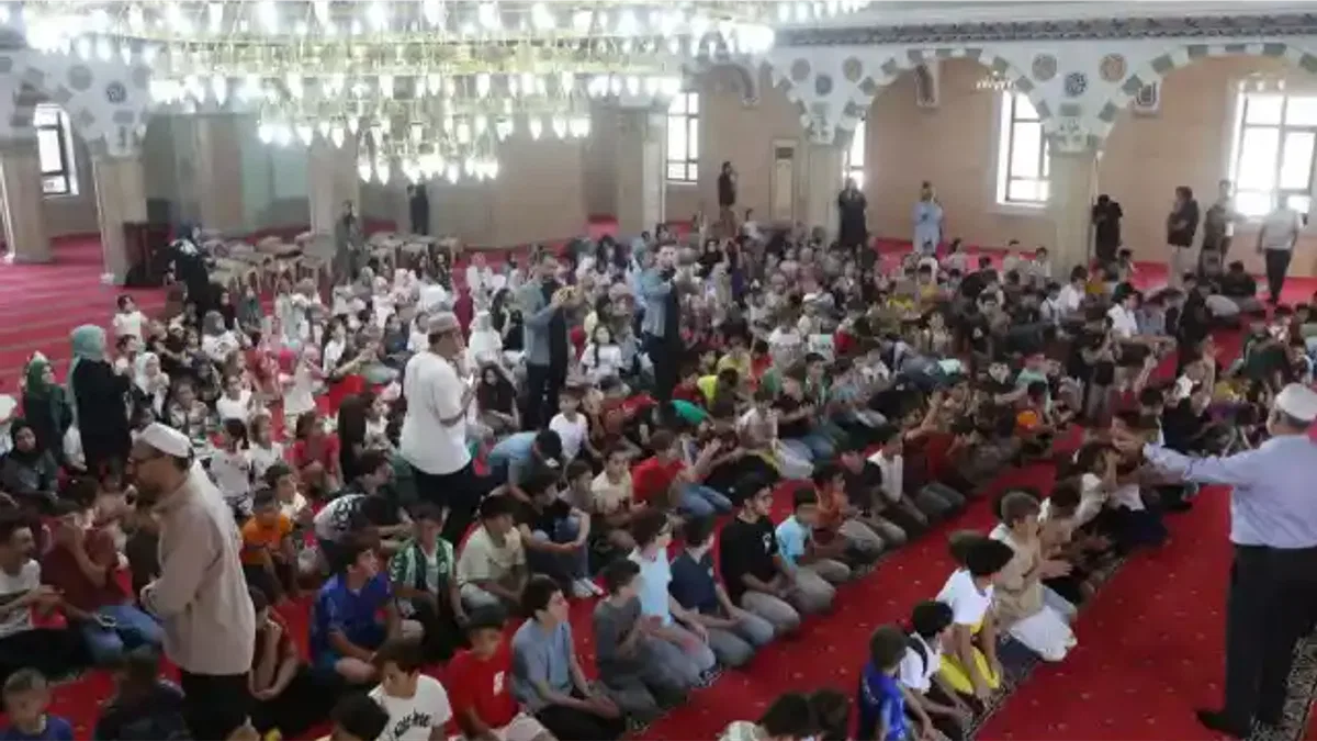 Konya’da öğrencilerin Yaz Kur’an Kursu heyecanı