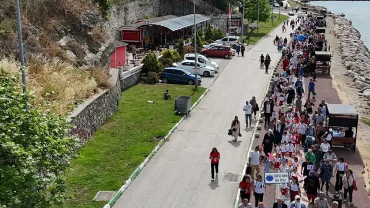 Bursa Gemlik’te okul öncesi şenliği coşkusu