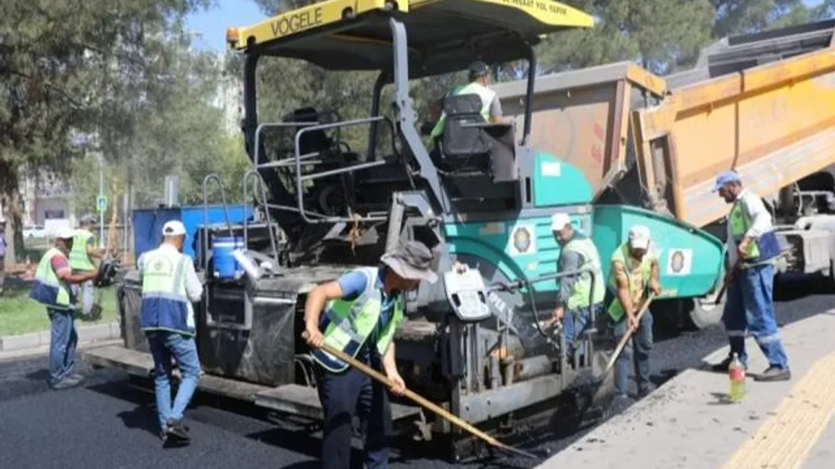 Diyarbakır Büyükşehir yolları yeniliyor