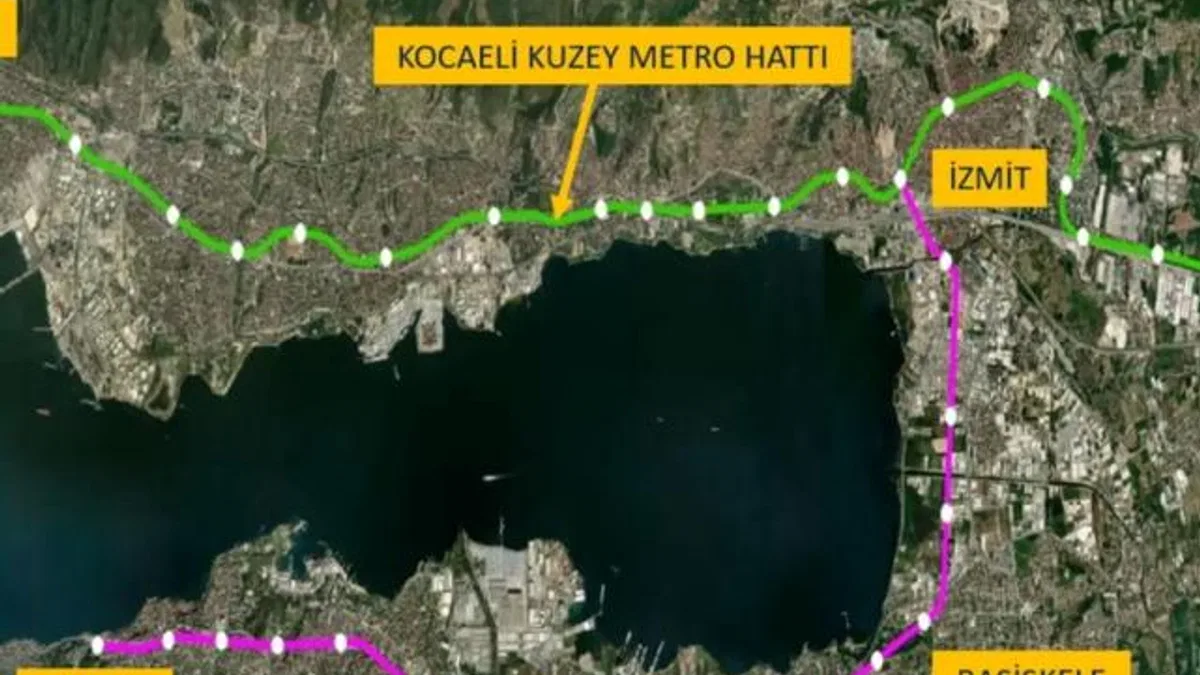 Kocaeli’de yeni raylı sistem hattı projelendiriliyor