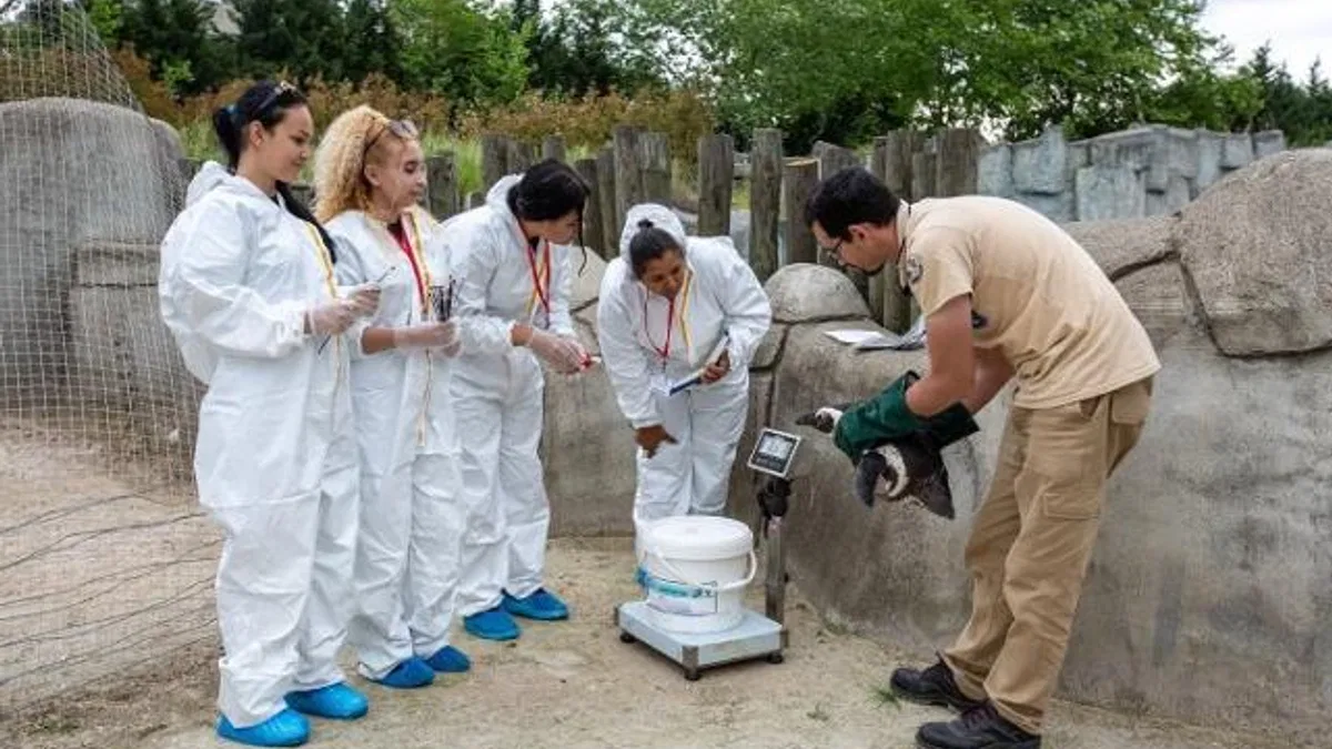 Erasmuslu öğrenciler Bursa Hayvanat Bahçesi’nde