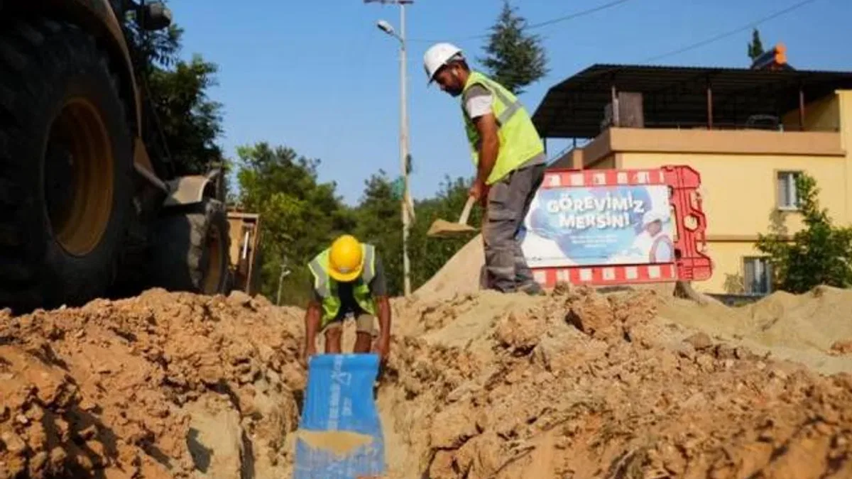 Mersin’de içme suyu hamlesi