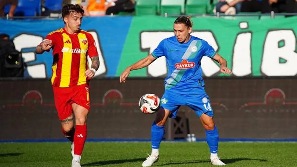 Çaykur Rizespor 0-1 Zecorner Kayserispor (Maç Sonucu)