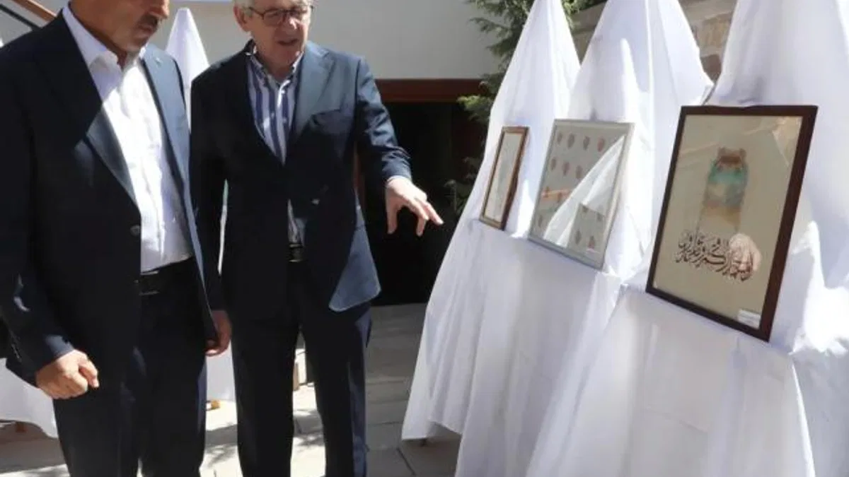 Konya Karatay’da Türk sanatları sergisi açıldı