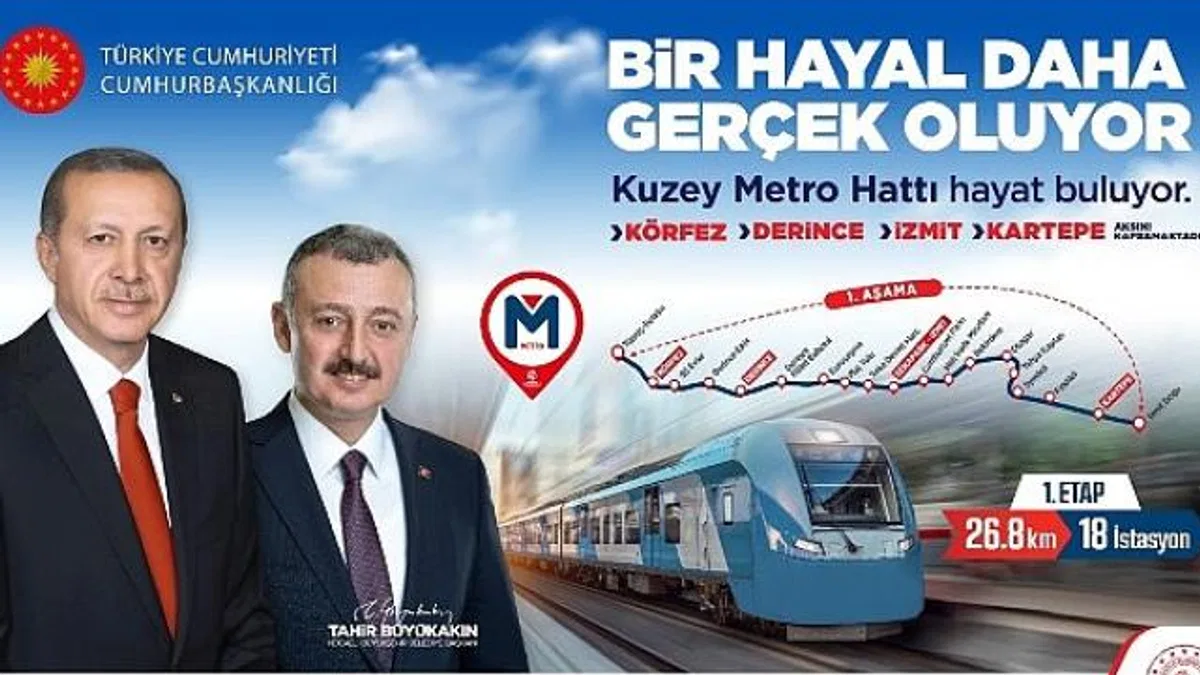Kuzey Metro Hattı için şantiye çalışmaları başladı