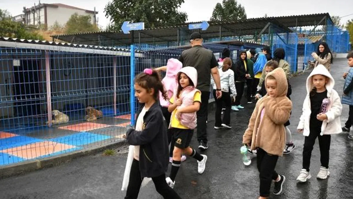 İstanbul Beylikdüzü’nde öğrencilerden can dostlara anlamlı ziyaret