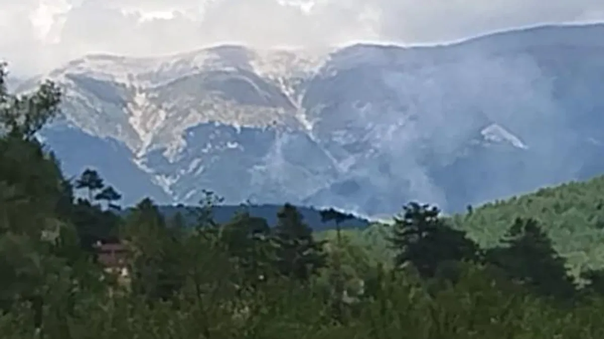 Keles’te orman yangını