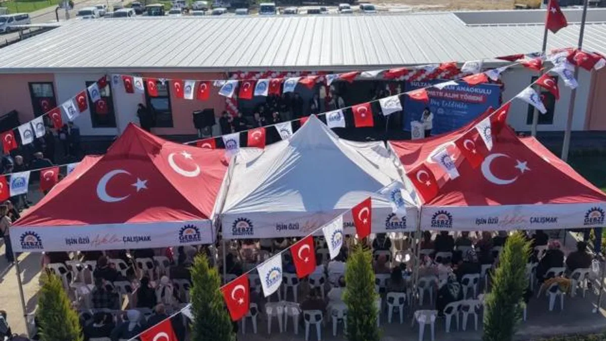 Gebze’de Sultanorhan Anaokulu hizmete açıldı