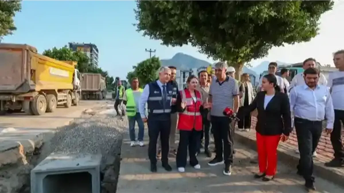 Antalya Konyaaltı’ndaki altyapı yatırımlarına sıkı denetim