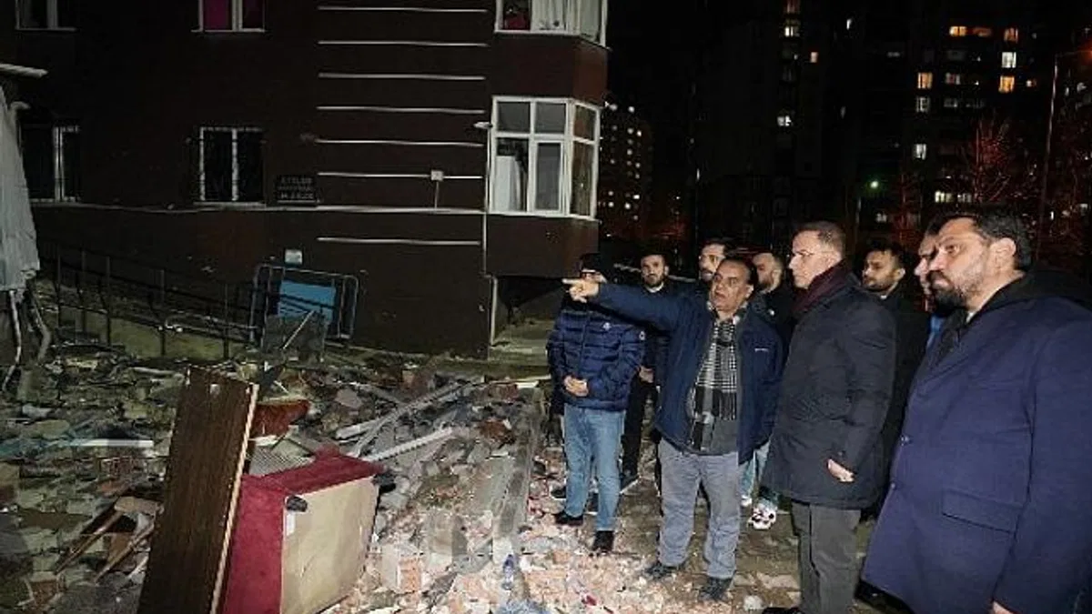 Beylikdüzü’nde doğalgaz patlaması