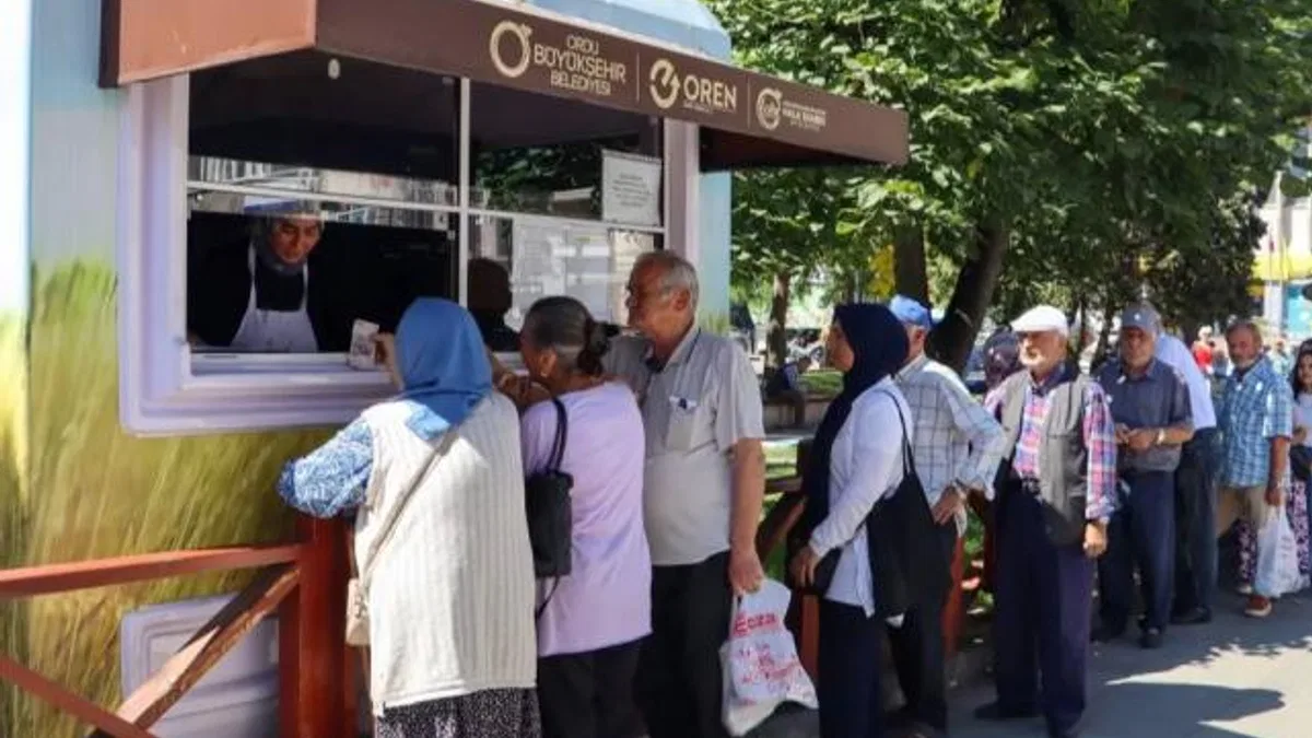 Ordu’da Halk Ekmek bütçeye destek oluyor