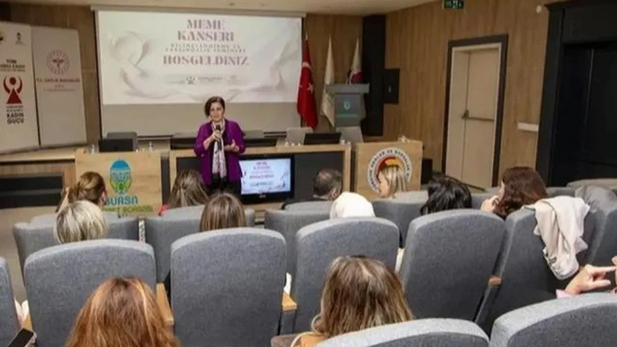 Bursa’da kadın girişimcilerden meme kanserine farkındalık semineri