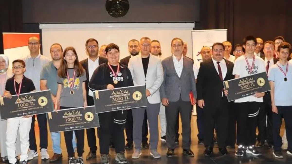 7. Adamat Matematik Olimpiyatları ödül töreni düzenlendi