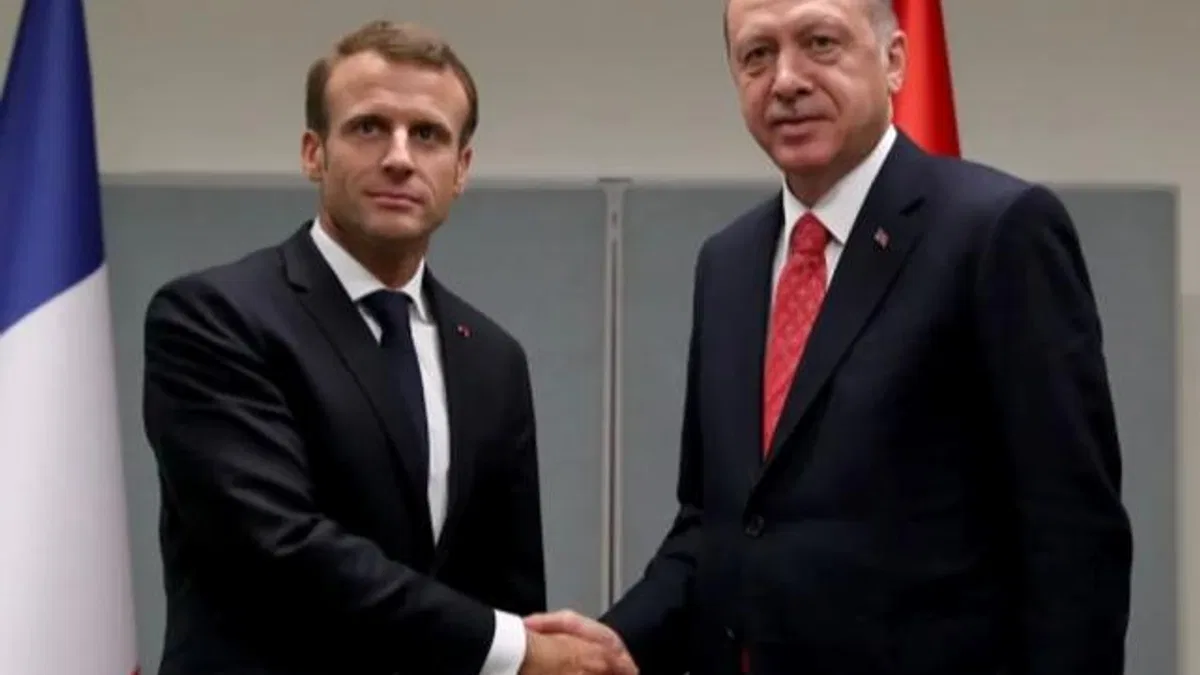 Cumhurbaşkanı Erdoğan Macron’la görüştü