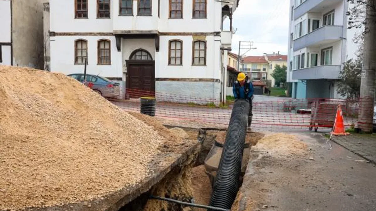 Sakarya’da yeni yağmur suyu hattı ile Elperek yağışlara karşı güvende