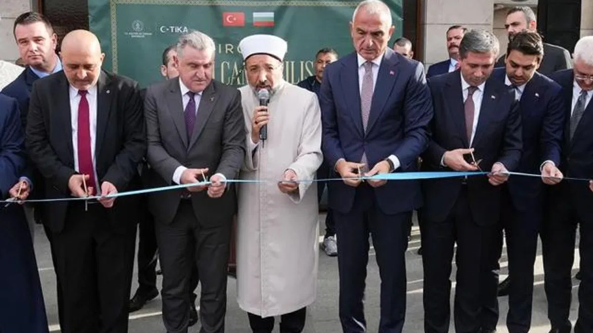 Bulgaristan’da Kırcaali Yeni Cami ve Külliyesi törenle açıldı
