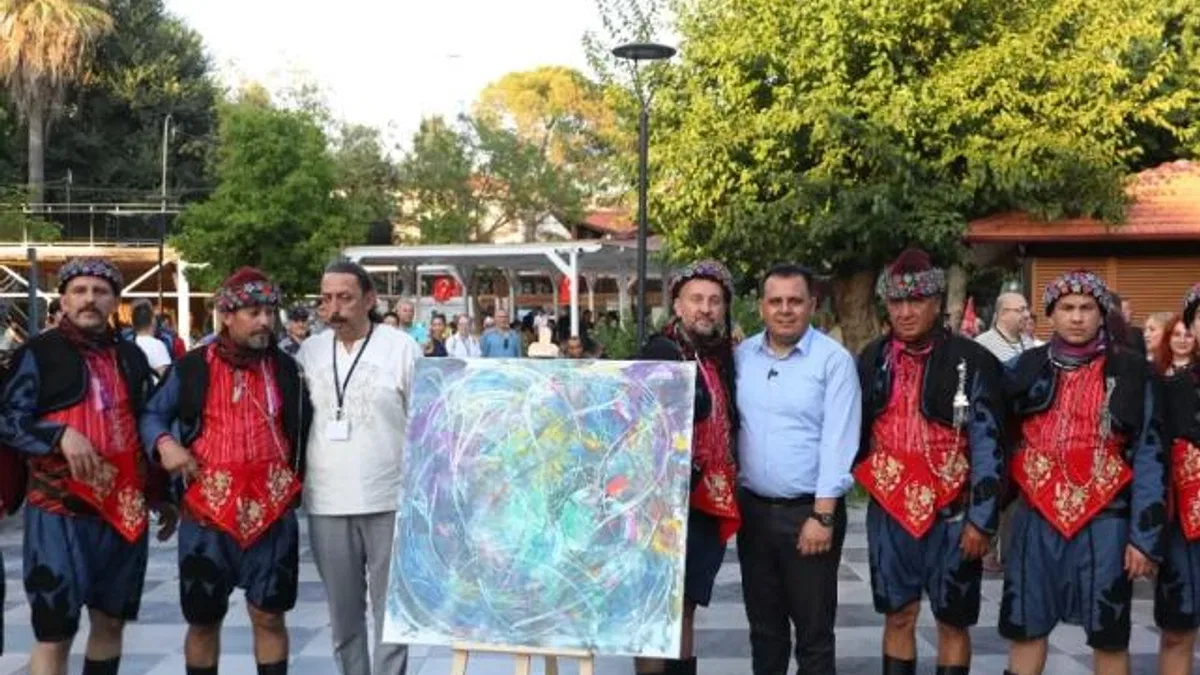 Sanatın ve barışın renkleri Dalaman’da buluştu