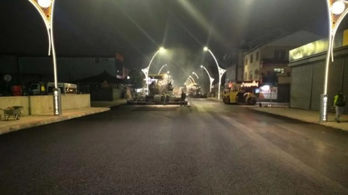 Kocaeli’de Kartepe Menderes Bulvarına yeni üstyapı