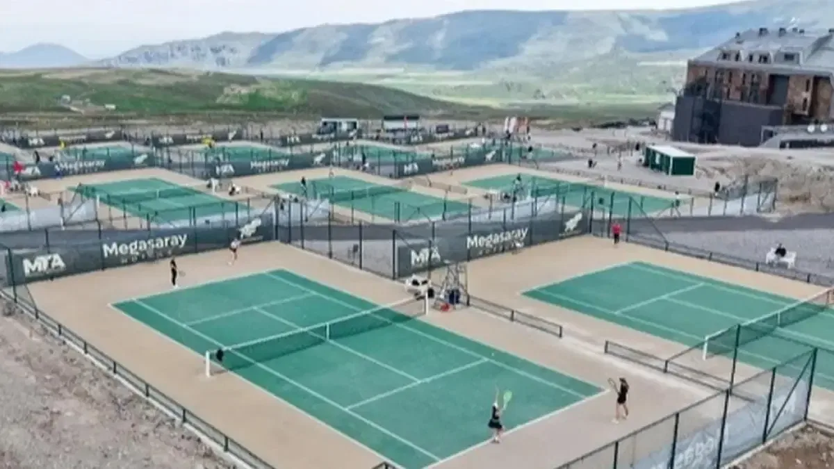 Kayseri Erciyes’te Dünya Tenis Turu heyecanı