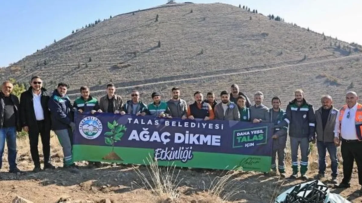 Kayseri Talas’ta ağaç seferberliği