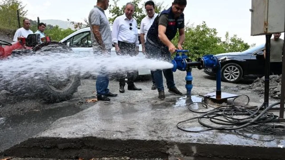 Manisa Bahçecik’te taşıma suya son!