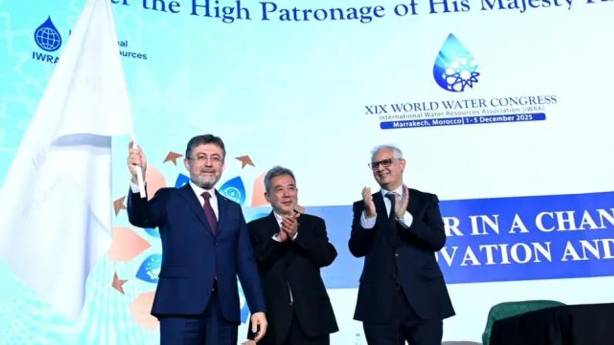 Türkiye, bayrağı Fas’ta devraldı! 20. Dünya Su Kongresi 2027’de İstanbul’da