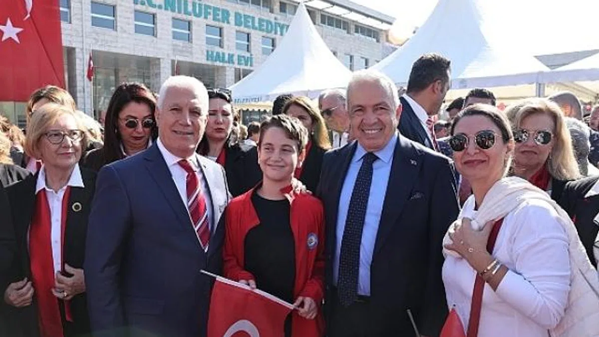 Nilüfer’de 101’inci yıl coşkusu